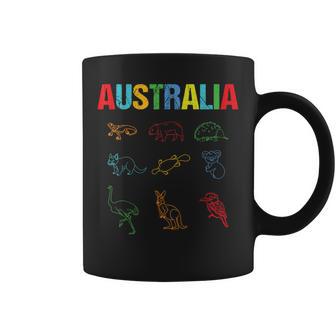 Animals Of Australia Australia Day Australian Kangaroo Coffee Mug - Thegiftio UK