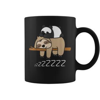 Animaux Endormis Panda Et Paresseux Tasse - Cadeauxyz