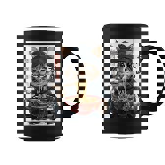 Anime Cat Ramen Japanese Style Graphic Coffee Mug - Monsterry