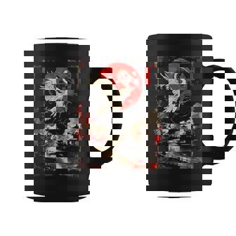 Anime Japanese Goth Cyberpunk City Cranes Japan Art Nature Coffee Mug | Mazezy
