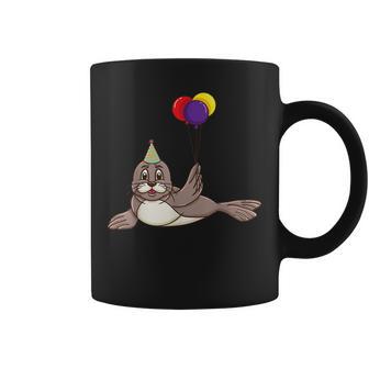 Anniversaire Phoque Mer Animaux Anniversaire Tasse - Cadeauxyz
