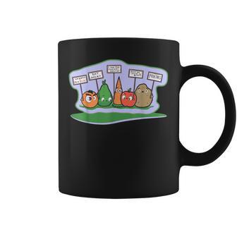 Anti Vegan Fruit Vegetable Protest Meat Lover Coffee Mug - Thegiftio UK