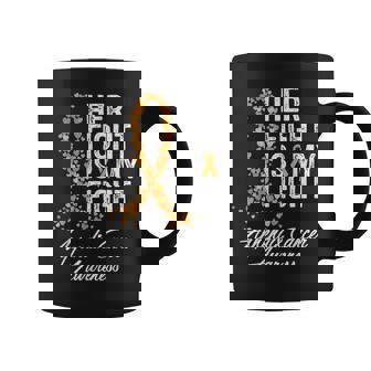 Appendix Cancer Awareness Her Fight Is My Warrior Support Coffee Mug | Mazezy