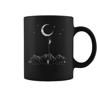 Astronauta Climber Luna Escalada En Roca Taza de café - Regaloses