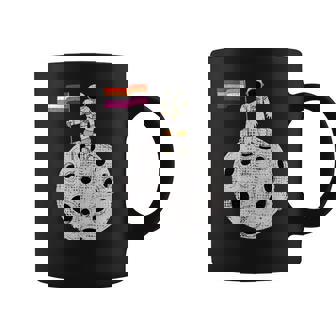 Astronauta Lesbiana En La Luna Bandera Lesbiana Taza de café - Regaloses