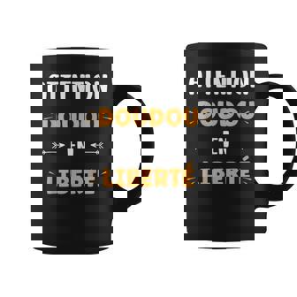 Attention Doudou En Liberté Prénom Citation Doudou Tasse - Cadeauxyz