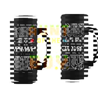 Aunt Of The Birthday Boy Gamer Pixel Birthday Party Matching Coffee Mug | Seseable FR