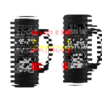 Auntie Of The Birthday Boy Matching Nephew Family Bday Coffee Mug | Seseable CA