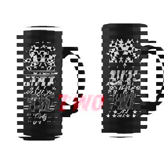 Auntie Of The Two Fast Second Birthday Racing Car Family Coffee Mug | Seseable FR