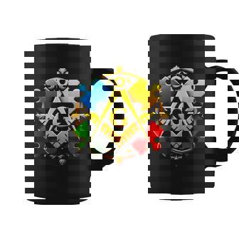 Autism Awareness Freemason Masonic Lodge Mason Puzzle Coffee Mug - Monsterry