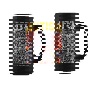 Autism Edgy Skeleton Bootleg Hard Skeleton Meme Coffee Mug - Monsterry