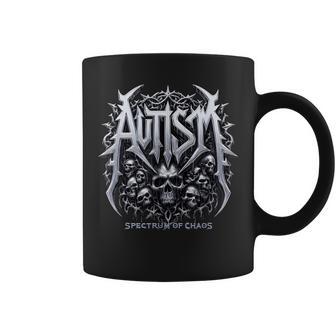 Autism Proud Autistic Af Death Metal Neurodivergent Coffee Mug - Thegiftio UK