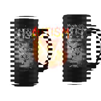 Autistic Meme Skeleton Fire Autism Awareness Vintage Coffee Mug - Monsterry