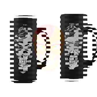 Avant Garde Aesthetic Gothic Skull Goth Hippie Coffee Mug | Mazezy