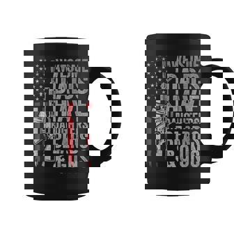 Awesome Dads Have Daughters Beards And Guns Fathers Day Dad Coffee Mug - Monsterry