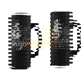Awesome People Are Born On Groundhog Day Groundhog Birthday Coffee Mug - Monsterry
