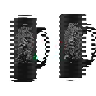 Aztec Warrior Mayan Indigenous Mexican Aztec Jaguar Coffee Mug | Mazezy