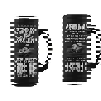 On Back Asshole Dad And Smartass Daughter Best Friend For Coffee Mug - Monsterry