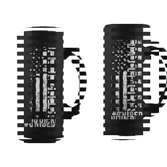 On Back Dad Of Girls Outnumbered Fathers Day Dad Daughters Coffee Mug - Monsterry