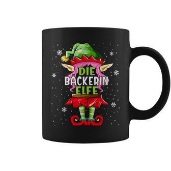 Bäckerin Elfe Outfit Weihnachten Familie Christmas Tassen - Geschenkecke