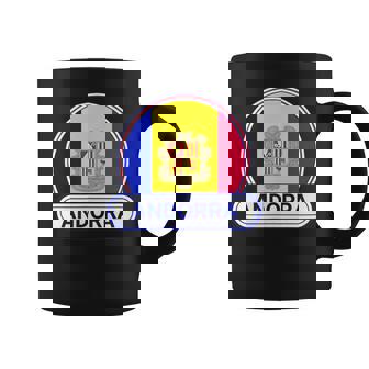Badge Andorre Drapeau Andorre Tasse - Cadeauxyz