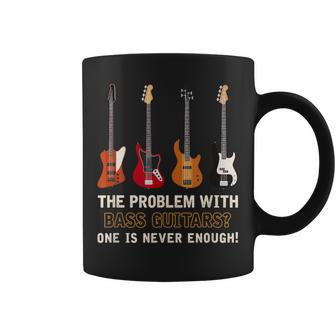 Bajista Instrumento Musical Rock Música Bajo Eléctrico Taza de café - Regaloses