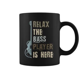 Bajo Eléctrico Música Relax The Bass Player Is Here Bajista Taza de café - Regaloses