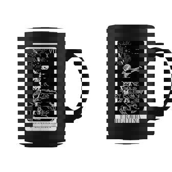 Ballerina Skeleton Tarot Card Dance Halloween Gothic Ballet Coffee Mug | Mazezy