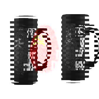 Bandera De La Udssr Con Raíces De Adn Y Herencia Taza de café - Regaloses