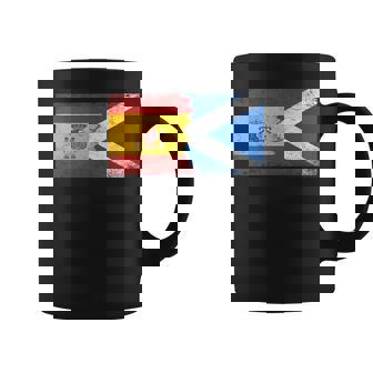 Banderas De España Y Escocia Escocia Español Escocia Taza de café - Regaloses