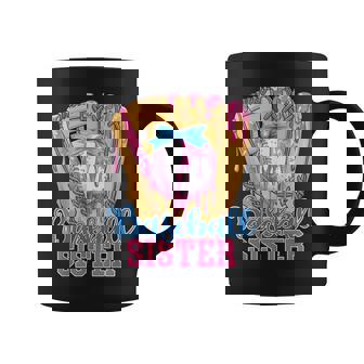 Baseball Sister Baseball Ice Cream Drip Big Sister Coffee Mug - Monsterry