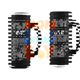 Basketball Mom Of The Birthday Boy Family Matching Coffee Mug | Seseable FR