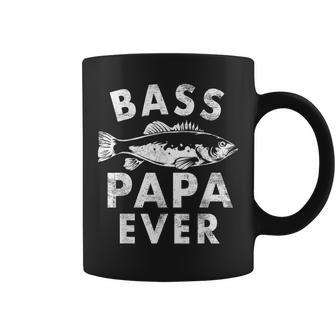 Bass Papa Ever Fishing Papa Father's Day Coffee Mug - Thegiftio