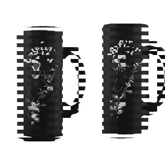 Bassferatu Gothic Horror Bass Guitar Player Halloween Parody Coffee Mug | Mazezy