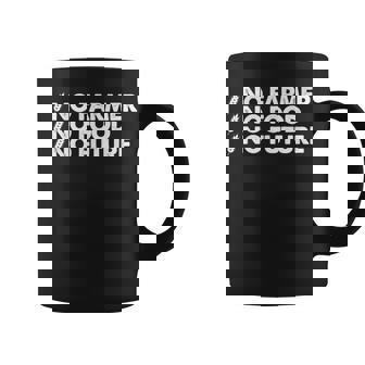 Bauer Traktor Pulli Kuh Landwirt No Farmer No Food No Future Tassen - Seseable