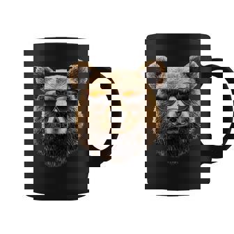 Bear Wearing Sunglasses Graphic Coffee Mug | Seseable UK