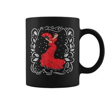 Beautiful Spain Woman Flamenco Dancer Coffee Mug - Thegiftio UK