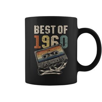 Best Of 1960 Cassette 66 Años Música Retro Cumpleaños Taza de café - Regaloses