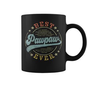 Best Pawpaw Ever Father's Day Pawpaw Vintage Emblem Coffee Mug - Thegiftio