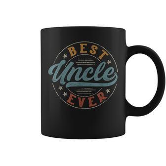 Best Uncle Ever Father's Day Uncle Vintage Emblem Coffee Mug - Thegiftio