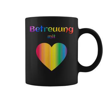 Betreuung Mit Herz Buntes Herz Für Pflegekräfte Tassen - Geschenkecke