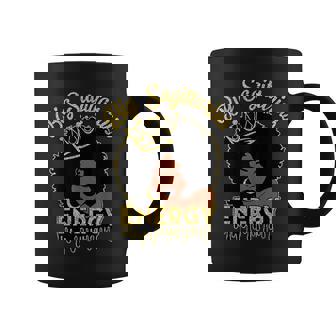 Big Sagittarius Energy African American Afro Black Women Coffee Mug | Seseable CA