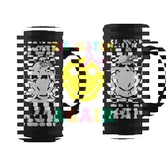 Big Sister Again Retro Groovy Big Sister Girls Toddlers Coffee Mug - Thegiftio