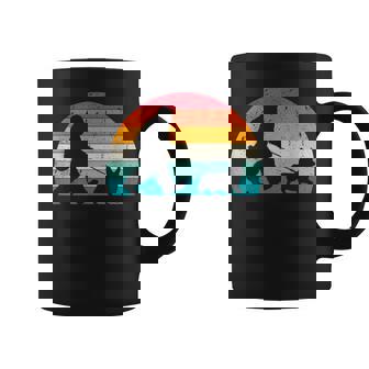 Bigfoot Walking A Dog Corgi Lovers Dog Dad Coffee Mug - Thegiftio