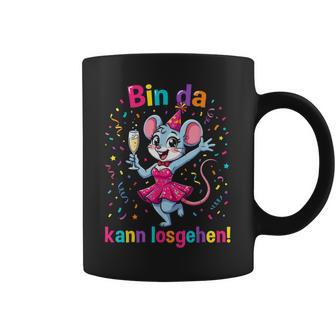 Bin Da Kann Losgehen Karnevalsmaus Look Tassen - Geschenkecke