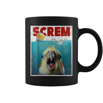 Birb Screm Meme Yellow Cockatiel Bird Owner Jowls Paws Coffee Mug - Thegiftio UK