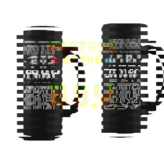 Birthday Of The Birthday Boy Gamer Pixel Birthday Matching Coffee Mug | Seseable FR