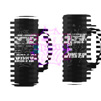 Birthday Girl Sister Of The Birthday Girl Spider Party Coffee Mug | Seseable FR