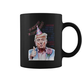 Make My Birthday Great Again Donald Trump Happy Birthday Coffee Mug - Monsterry