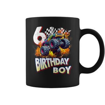 Birthday Monster Truck 6 Year Old Boys 6Th Party Born 2019 Coffee Mug - Thegiftio UK